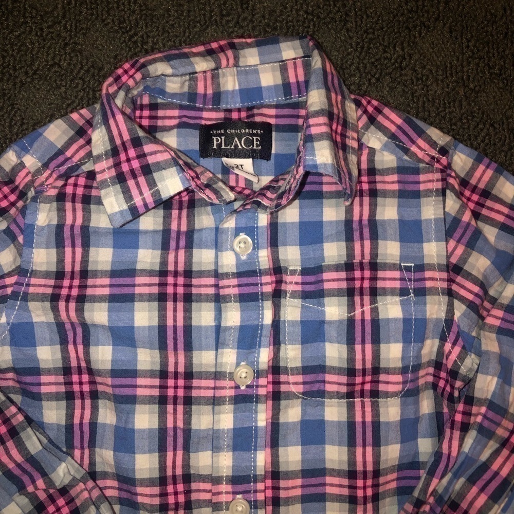 The children’s place 2T button down shirt - Picture 4 of 6